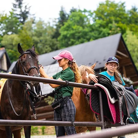 Çiftlik konaklama Bacowka Bialy Jelen Iwkowa